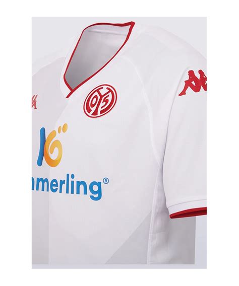Kappa 1 Fsv Mainz 05 Shirt Away 20222023 Kids Blanc