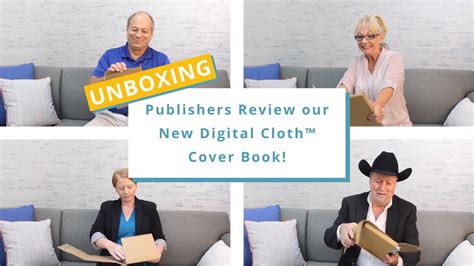 Unboxing Publishers Review Our New Digital Cloth™ Cover Book Youtube