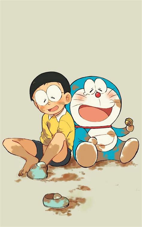 Doraemon And Nobita Doraemon Cartoon Doraemon Wallpapers Cute