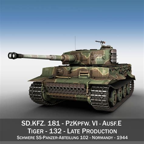 Ww2 German Tiger 2 Tank 3d Model Turbosquid 1231505
