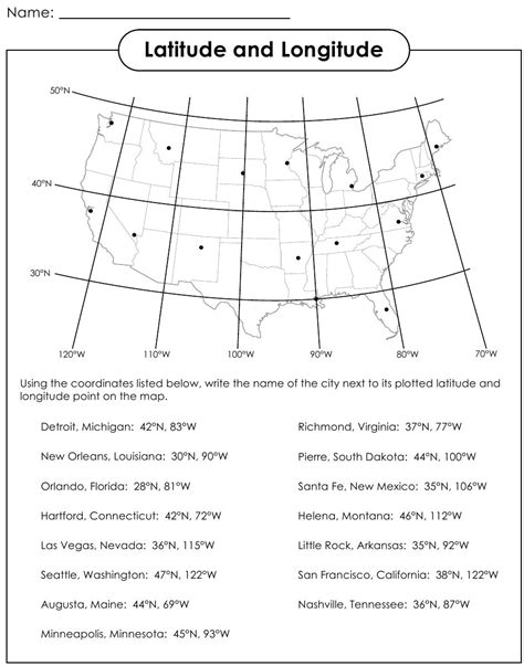 A globe is more accurate than a flat map 1. latitude and longitude worksheets | Latitude and longitude ...