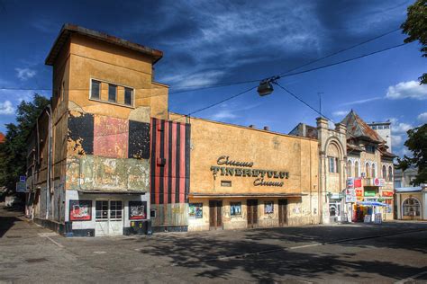 Vintage Cinema Building In Iasiromania Photograph By Vlad Baciu Fine
