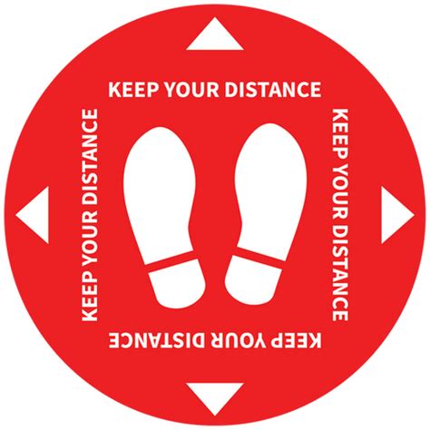 Keep Your Distance Social Distancing Internal Floor Sticker Seo Done
