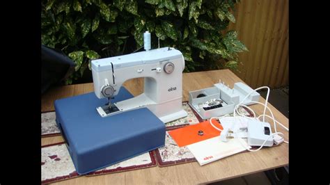 Vintage Elna Sp St Su Semi Industrial Heavy Duty Sewing Machine 1972