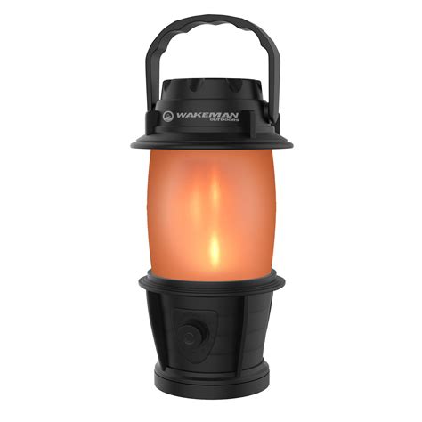 Led Camping Lantern Torch Flickering Flame Effect Light With