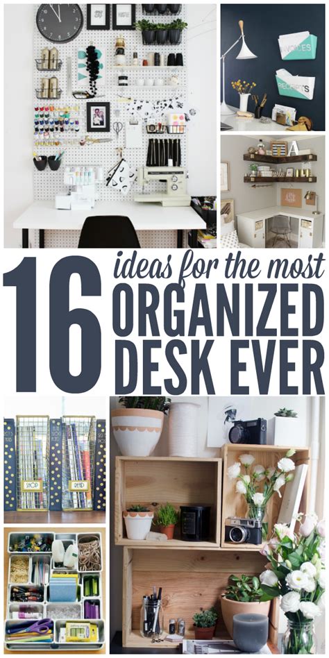 16 Genius Ideas For The Most Organized Desk Ever