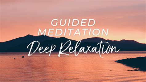 Best Guided Meditation For Relaxation 10 Minutes Video — Caren Baginski