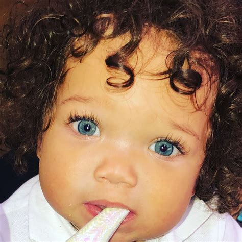 Mixed Babies With Blue Eyes And Swag