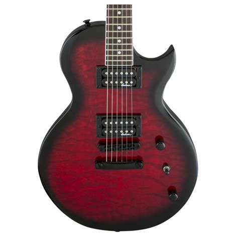 Jackson Js22 Sc Monarkh Electric Guitar Transparent Red At Gear4music