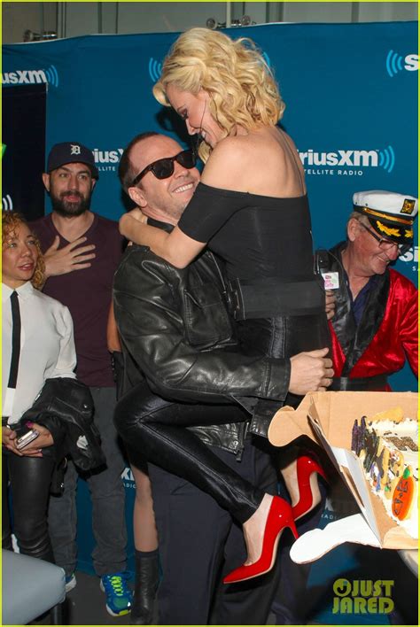 Jenny Mccarthy Donnie Wahlberg Channel Grease At Siriusxm Halloween