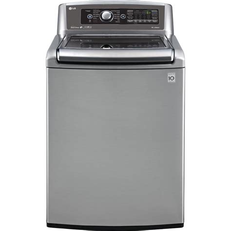 Shop Lg 5 Cu Ft High Efficiency Top Load Washer Graphite Steel Energy