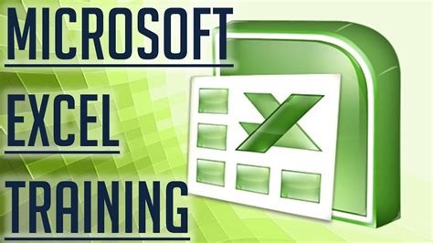 [Free Excel Tutorial] MICROSOFT EXCEL TRAINING - Full HD - YouTube