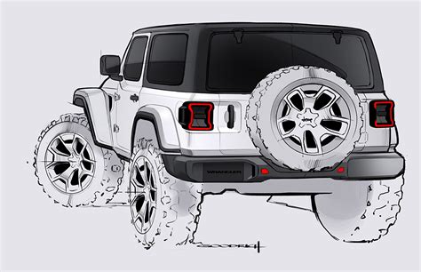 Jeep Wrangler Sketch At Explore Collection Of Jeep