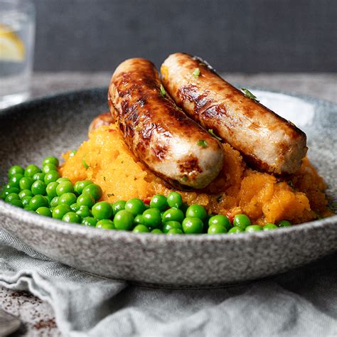 Sausages With Chilli And Garlic Butternut Squash Easyfood