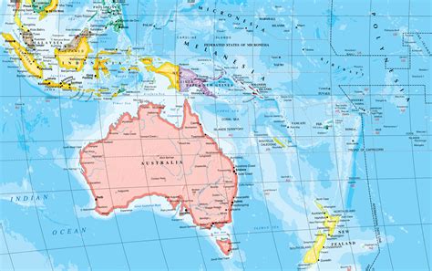 Menor Identificación Bisagra Sydney Australia Mapa Mundi Plantando