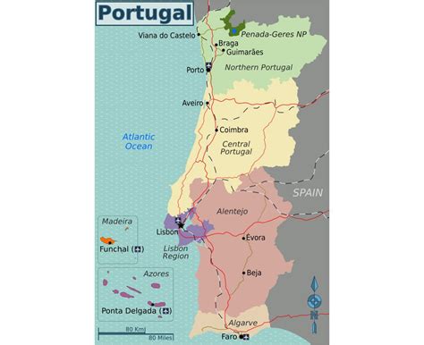 Portugal is sometimes considered spain's little brother. Maps of Portugal | Collection of maps of Portugal | Europe ...