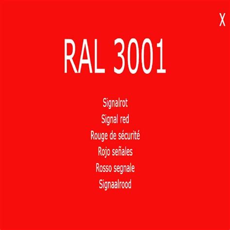 1 K Base Coat Ral 3001 Signalrot