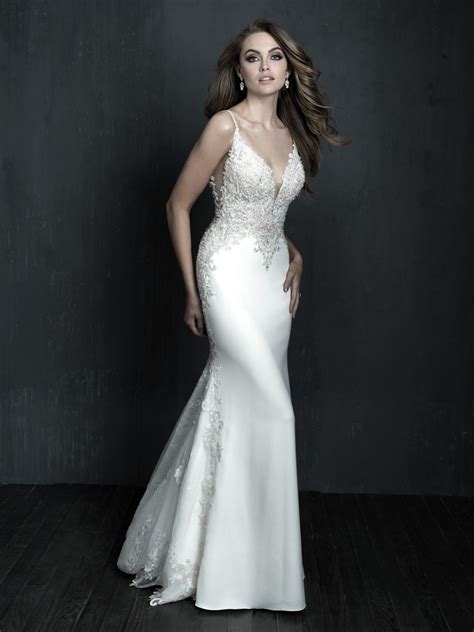 Sleeveless Fit And Flare Crepe Wedding Dress Kleinfeld Bridal