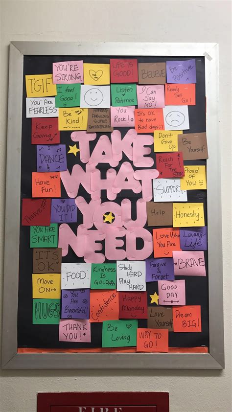Take What You Need Bulletin Board Printables