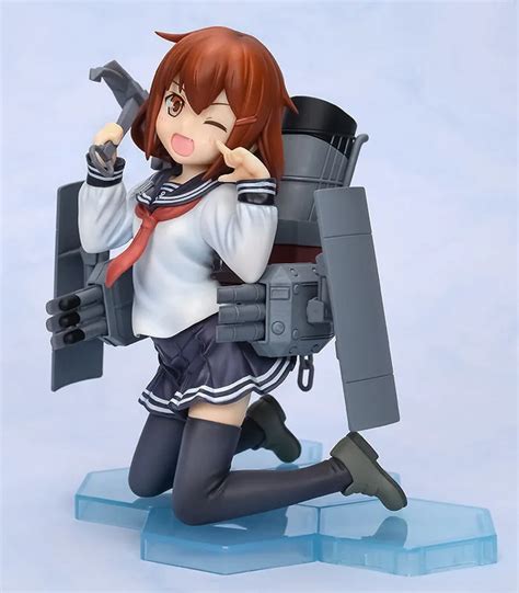Free Shipping 5 Anime Kantai Collection Kan Colle Ikazuchi Boxed 12cm Pvc Action Figure