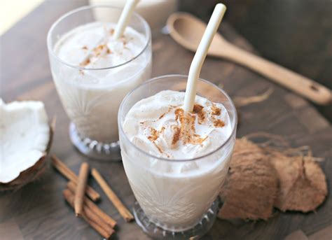 horchata de coco coconut horchata my latina table