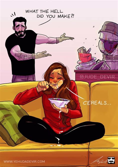 Artist Illustrates Everyday Life With His Wife And We All Can Relate To It