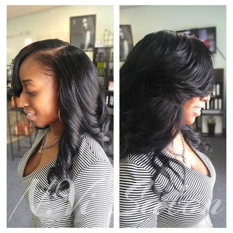Stylish Sew In By Nvi Salon Long Hair Styles Natural Hair Styles