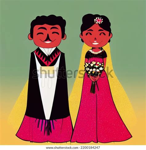 mexican couple traditional mexican dress marriage stock illustration 2200184247 shutterstock