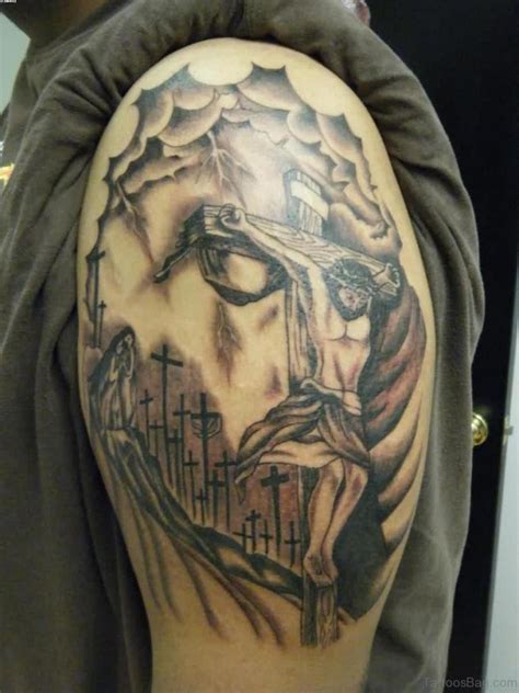 Dibujando letras chicanas jesus drawing chicano lettering nosfe ink tattoo. 61 Classic Jesus Tattoos On Shoulder