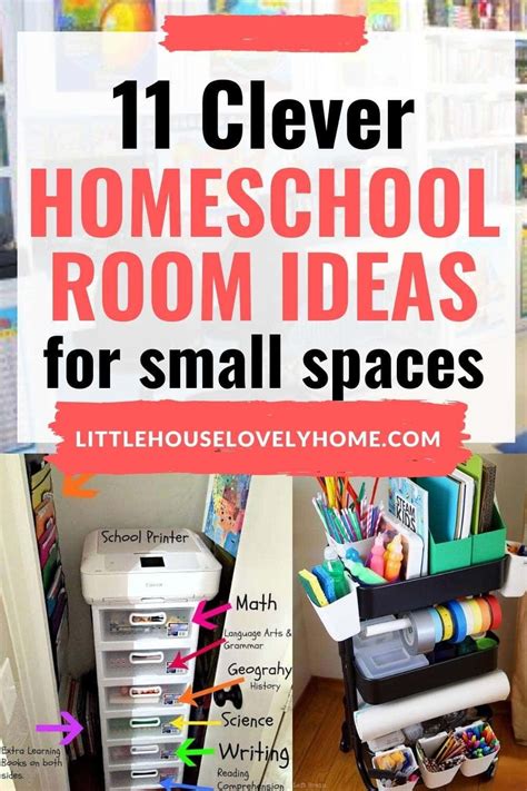 Are You Homeschooling In A Small Space These Brilliant Ideas For Small