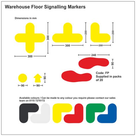 Floor Identification Markers Warehouse Signs Safety Signs And Notices