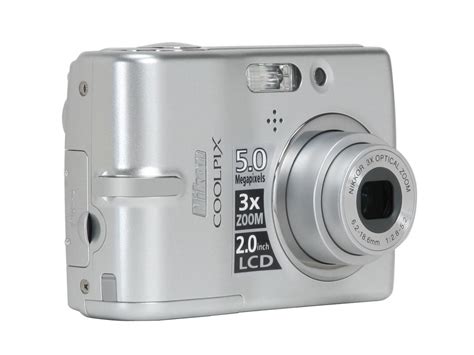 Nikon Coolpix L10 Silver 50 Mp Digital Camera