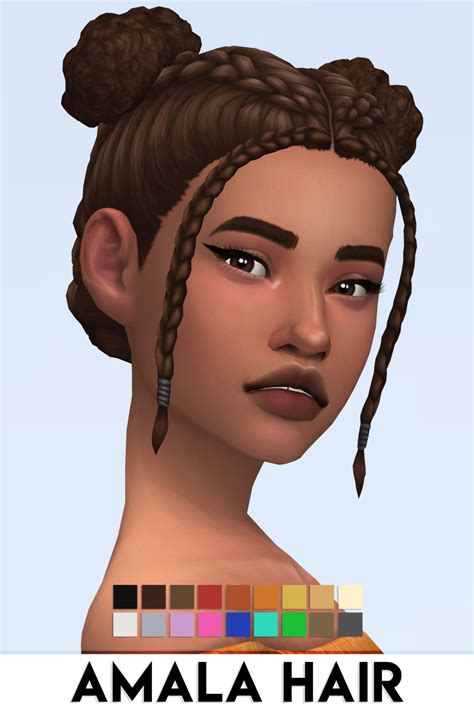 Imvikai Amala Hair ~ Sims 4 Hairs