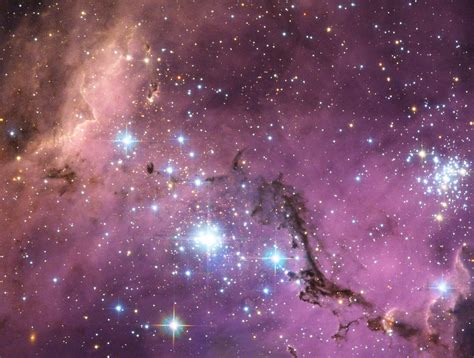 Hubble Views The Large Magellanic Cloud And Its Star Forming Regions