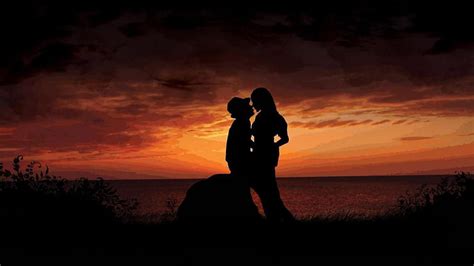 Love Beach Evening Of Romantic Romance Hd Wallpaper Pxfuel