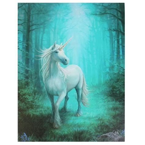 Small Forest Unicorn Canvas Picture By Anne Stokes With Images