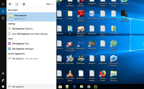 Then, from the search results, open the file explorer app. How To Get Help With File Explorer In Windows 10 ...