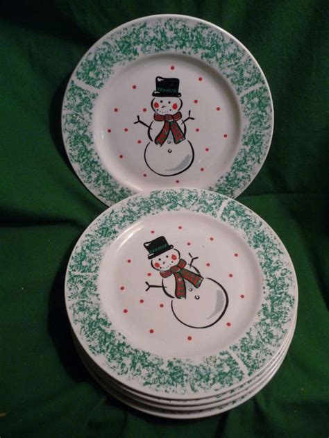 The time when superhosts are decorating their listings with christmas themed airbnb products. Home Lifestyles Christmas Dinner Plates Snowman Green ...