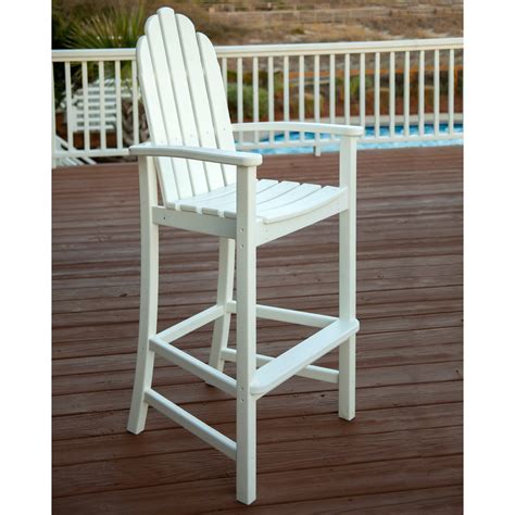 Polywood Adirondack Recycled Plastic Bar Height Chair