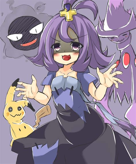 Mimikyu Acerola Gastly And Mismagius Pokemon And 2 More Drawn By
