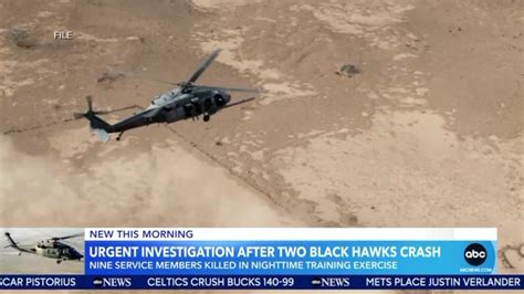 The Latest On The Us Army Black Hawk Helicopter Crash That Killed