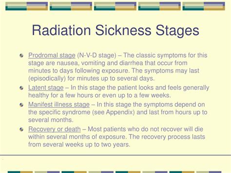 Ppt Radiation Sickness Powerpoint Presentation Free Download Id753120