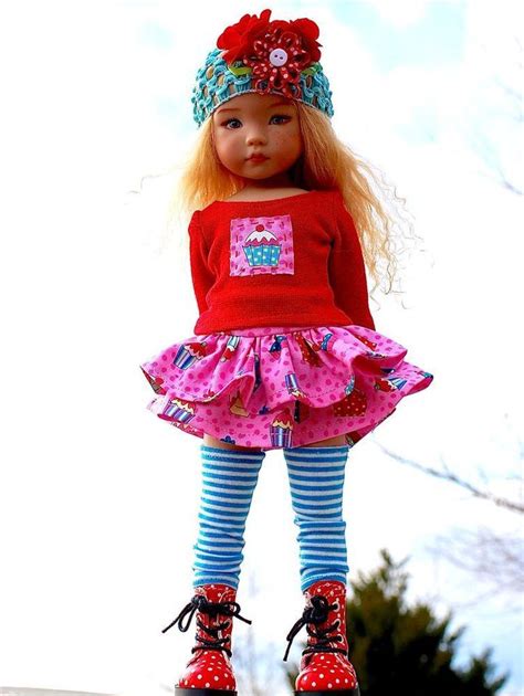 ~cupcake Cutie~outfit For 13 Effner Little Darling By Sharon Little Darlings Doll Clothes