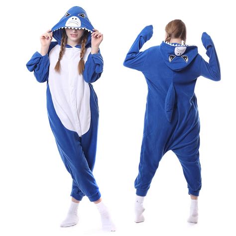Shark Onesie Pajamas Animal Onesies For Adult And Teens