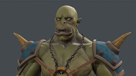 Stylized Pbr Orc 3d Model Cgtrader