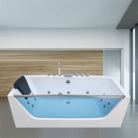 Remove parts to be cleaned. Shop Empava 59 in. Acrylic Alcove Whirlpool Bathtub - 59 ...