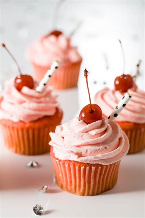 Shirley Temple Cupcakes Best Virgin Cocktail Cupcakes