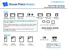 Furniture House Plan Symbols - Furniture Host