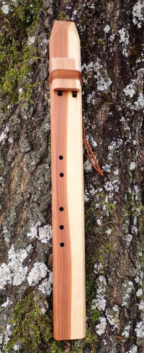 Native American Red Cedar Drone Flute Flauta Instrumentos Musicais
