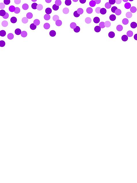 Purple Confetti Png Png Image Collection